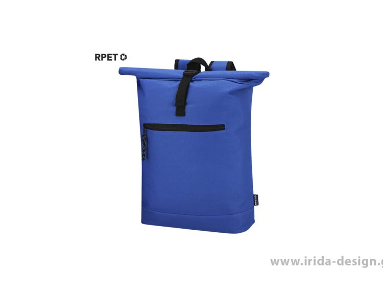 Backpack RPET με Κύρια Θήκη για Laptop 15" με Αγκράφα