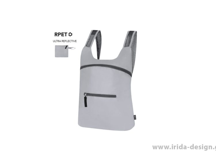 Αναδιπλούμενο Backpack RPET Υψηλής Ανακλαστικότητας με Ρυθμιζόμενους Ιμάντες