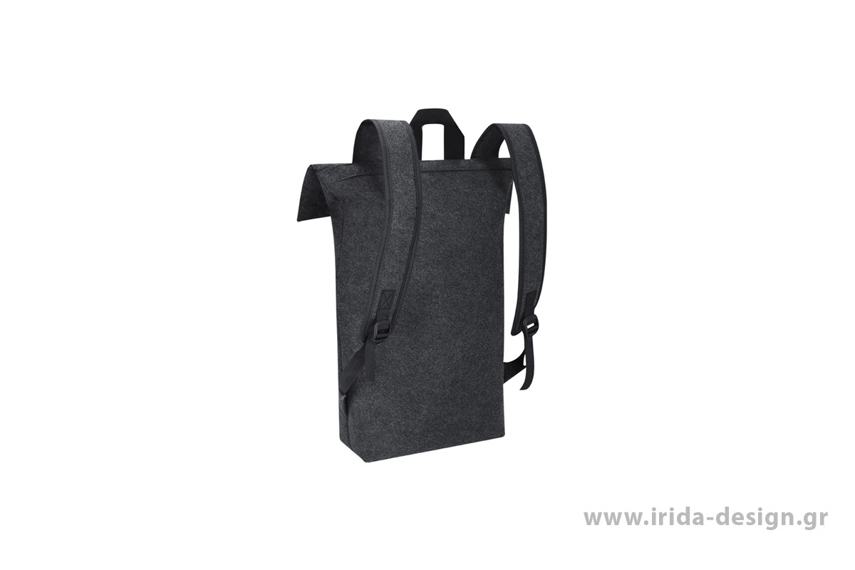 Backpack από RPET Τσόχα και Θήκη με Κούμπωμα Πόρπης