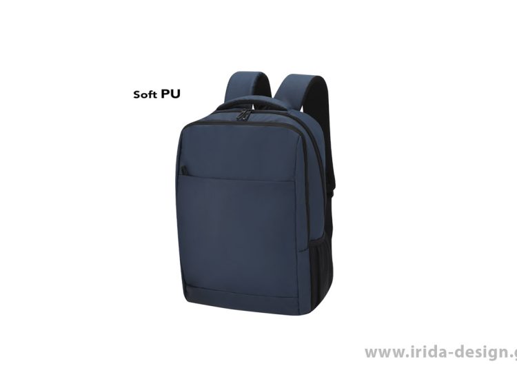Backpack από Μαλακό PU για Laptop 15", Θήκη με Κρυφό Φερμουάρ και Ιμάντα για Βαλίτσα Τρόλεϊ