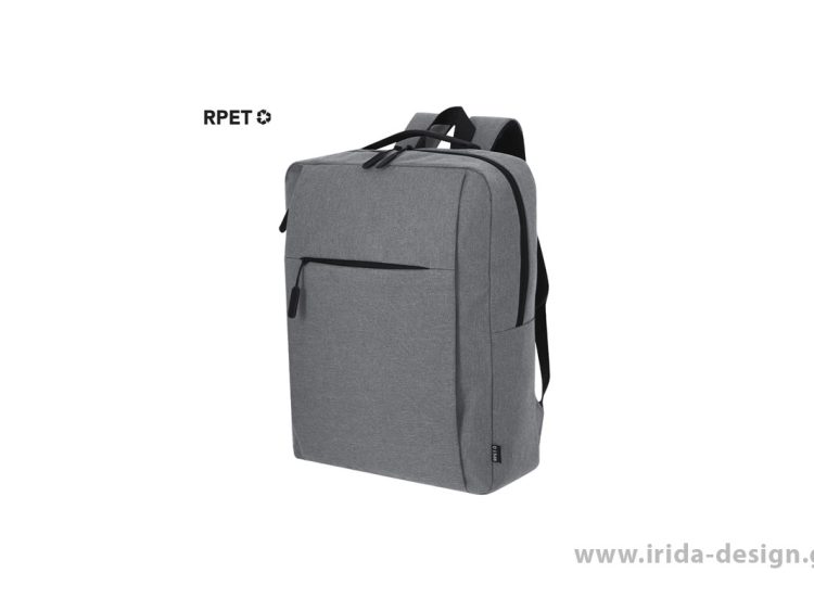 Backpack RPET για Laptop 15" με Θήκες και Ιμάντα για Βαλίτσα Τρόλεϊ