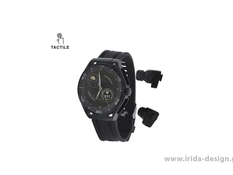 Smartwatch Bluetooth με Ενσωματωμένα Ακουστικά, Οθόνη Αφής 1.53" TFT