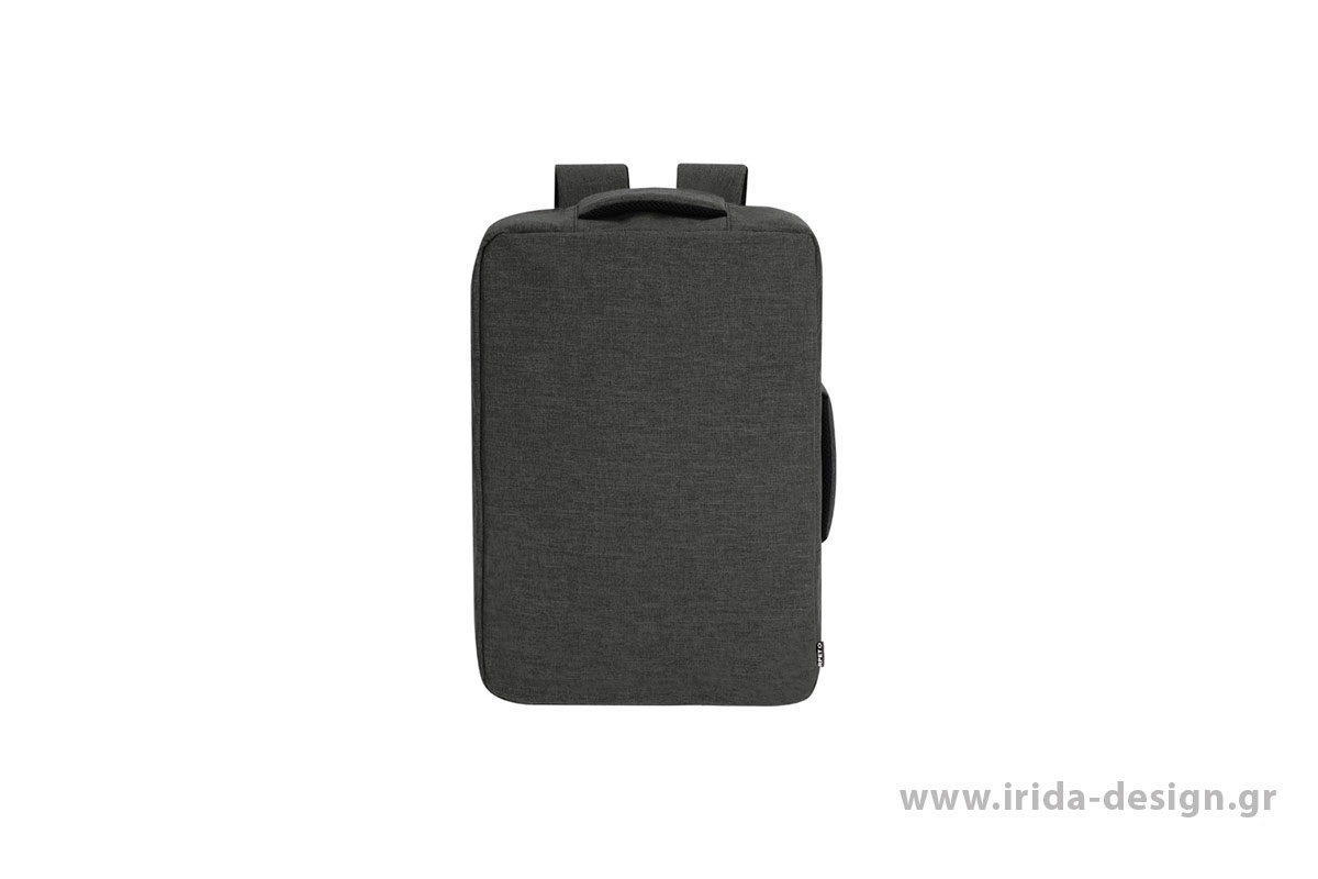 Backpack Τσάντα Εγγράφων RPET με Κρυφό Φερμουάρ και Θήκη Laptop 15" 3 in 1