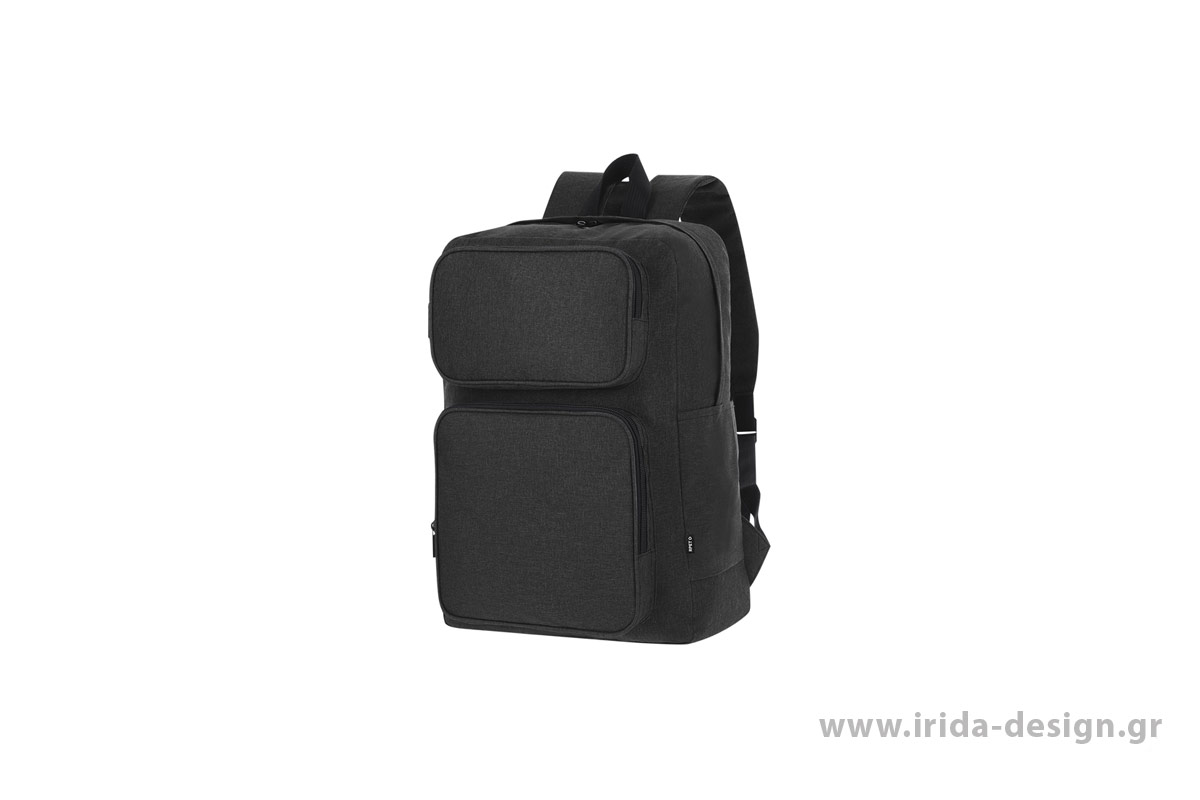 Σακίδιο Πλάτης RPET με Θήκη Laptop 15", Tablet 10” και Ιμάντα για Τρόλεϊ
