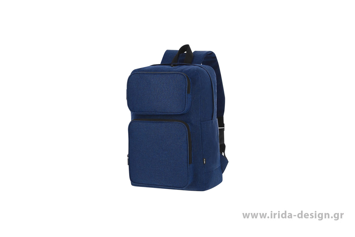 Σακίδιο Πλάτης RPET με Θήκη Laptop 15", Tablet 10” και Ιμάντα για Τρόλεϊ
