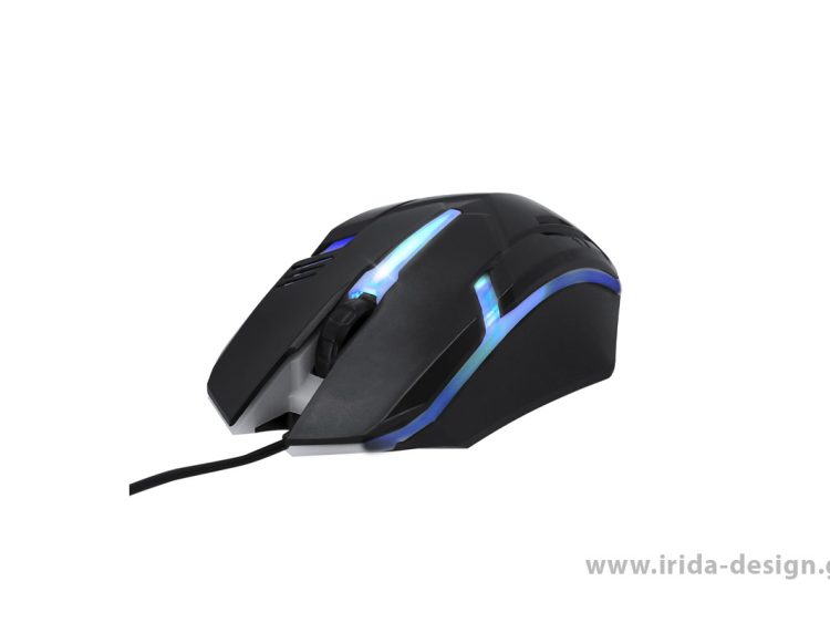 Ποντίκι Gamer με Πολύχρωμο Φωτισμό LED, Οπτικό με Σύνδεση USB