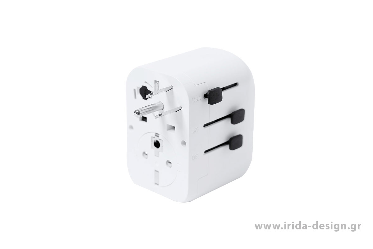 Πολυμορφικός Αντάπτορας Πρίζας με USB & Type C Ιδανικός για Ταξίδια
