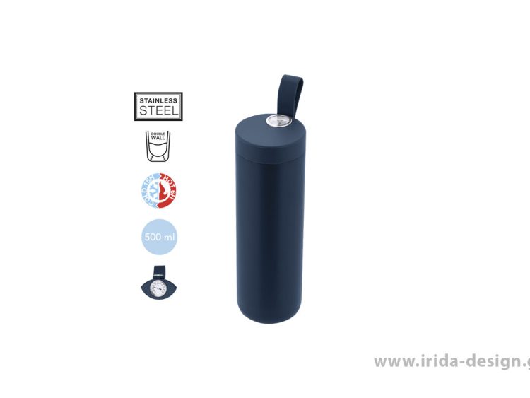 Θερμός Μπουκάλι με Θερμόμετρο 500ml