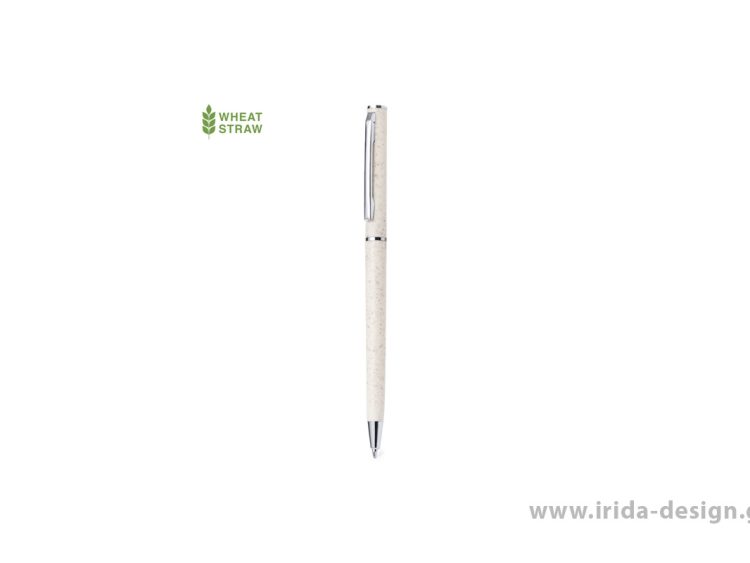 Στυλό Ball Pen από Άχυρο Σίτου, ABS με Μπλε Μελάνι