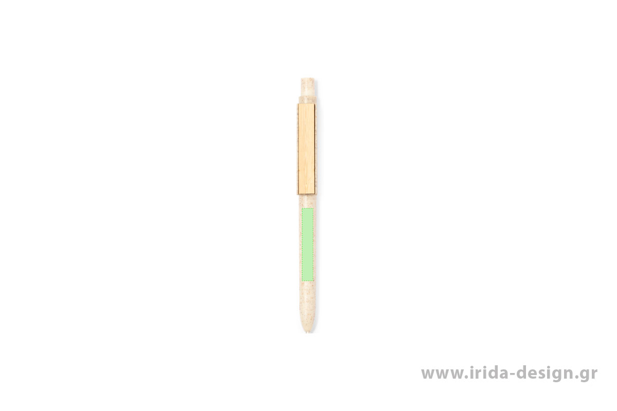 Οικολογικό Σετ Γραφής με Στυλό Ball Pen και Μηχανικό Μολύβι 0.5mm από Bamboo/Άχυρο Σίτου/ΡΡ