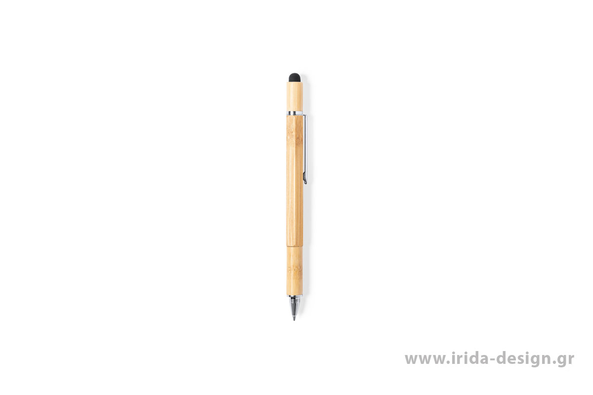 Οικολογικό Στυλό Ball Pen Γραφίδα για Οθόνες Αφής Κατσαβίδι Χάρακας Αλφάδι από Μπαμπού