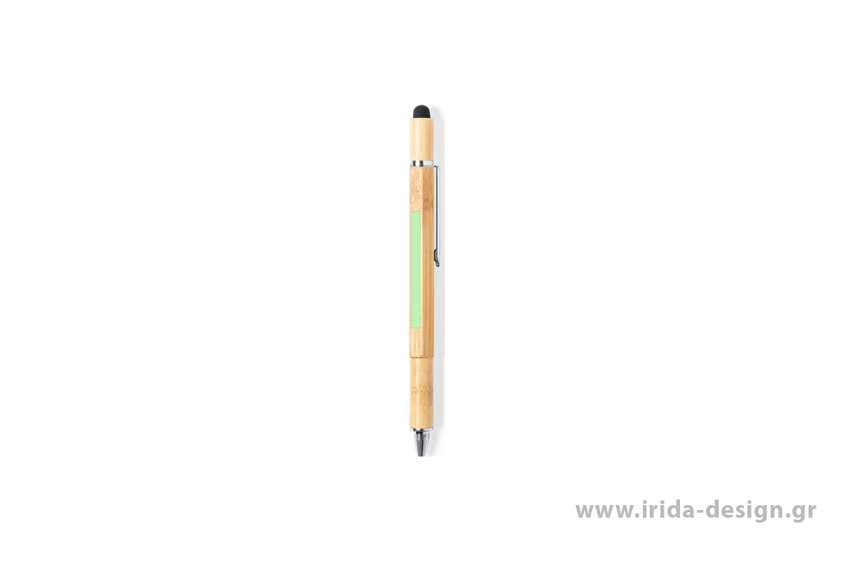 Οικολογικό Στυλό Ball Pen Γραφίδα για Οθόνες Αφής Κατσαβίδι Χάρακας Αλφάδι από Μπαμπού