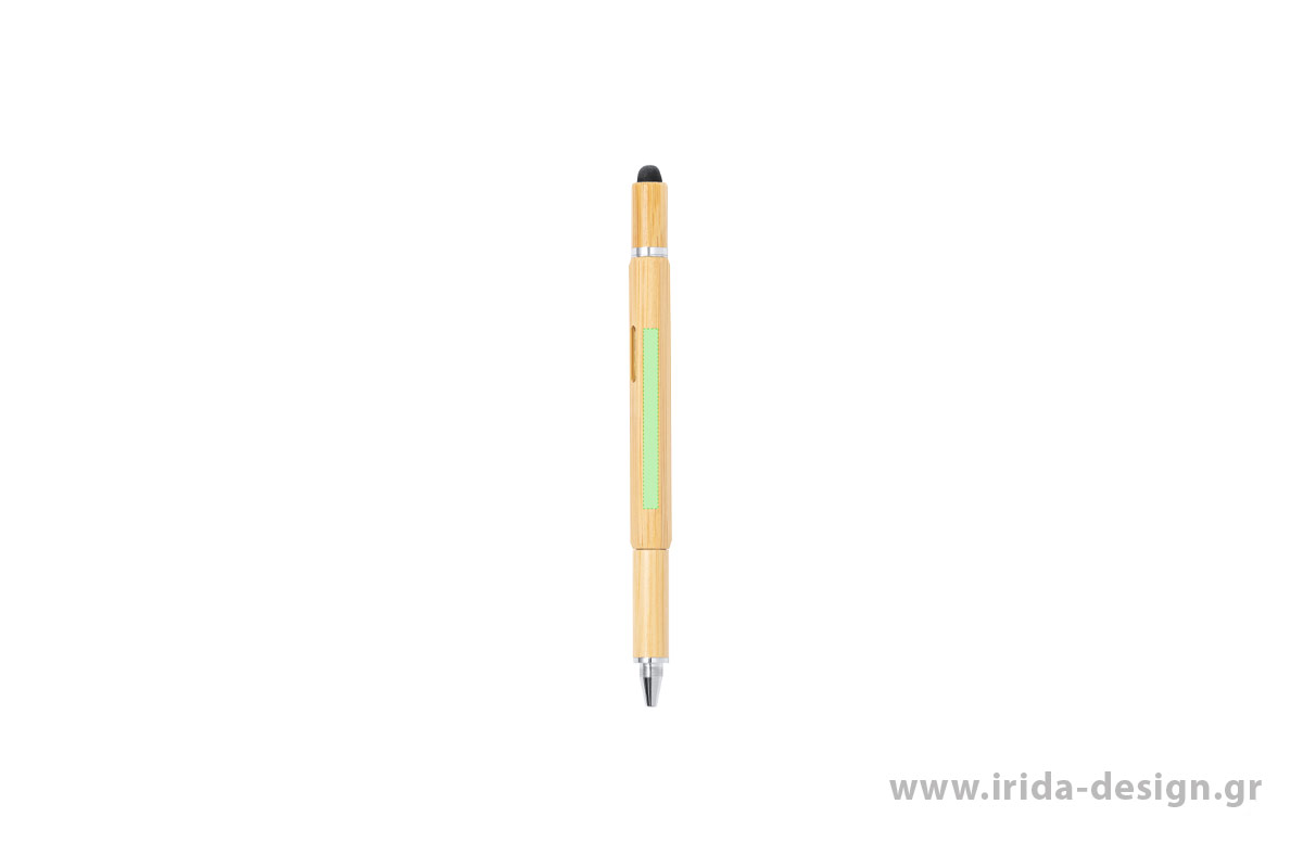 Οικολογικό Στυλό Ball Pen Γραφίδα για Οθόνες Αφής Κατσαβίδι Χάρακας Αλφάδι από Μπαμπού