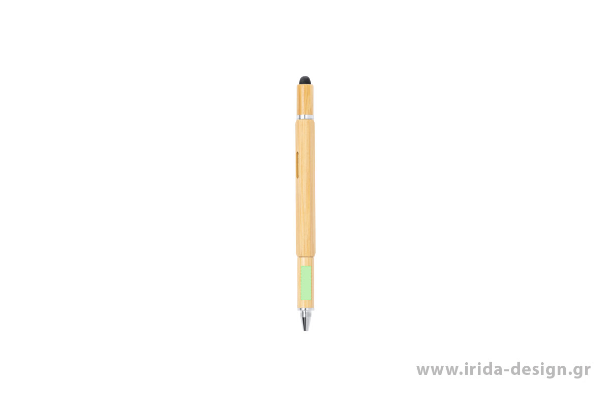Οικολογικό Στυλό Ball Pen Γραφίδα για Οθόνες Αφής Κατσαβίδι Χάρακας Αλφάδι από Μπαμπού