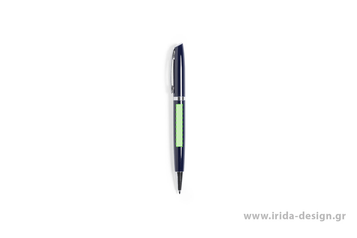 Μεταλλικό Στυλό Ball Pen Μπλε Μελάνι από Ανακυκλωμένο Αλουμίνιο σε Διάφορα Χρώματα