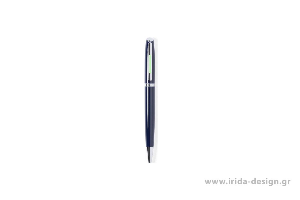 Μεταλλικό Στυλό Ball Pen Μπλε Μελάνι από Ανακυκλωμένο Αλουμίνιο σε Διάφορα Χρώματα