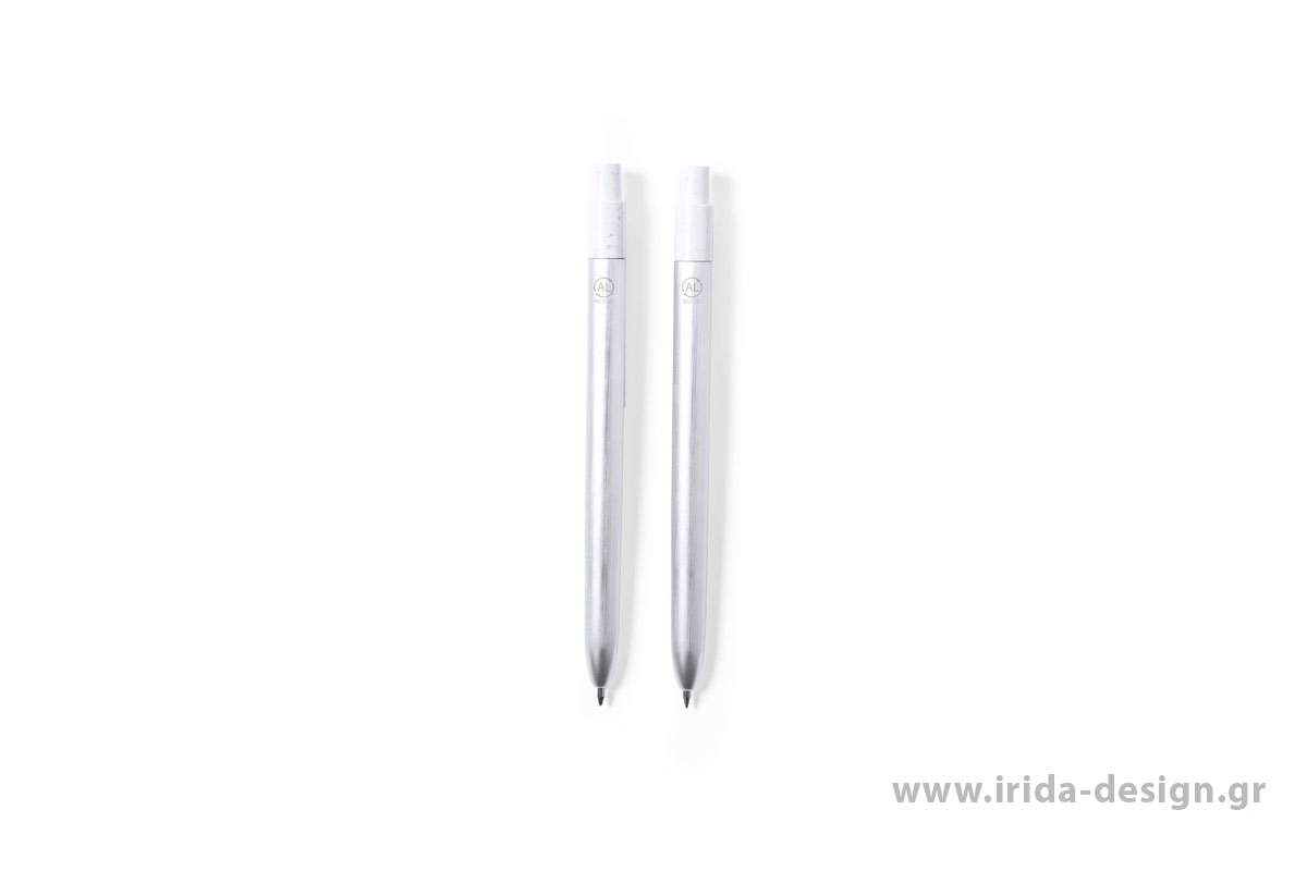 Σετ Γραφής με Στυλό Ball Pen και Roller από Ανακυκλωμένο Αλουμίνιο και RABS