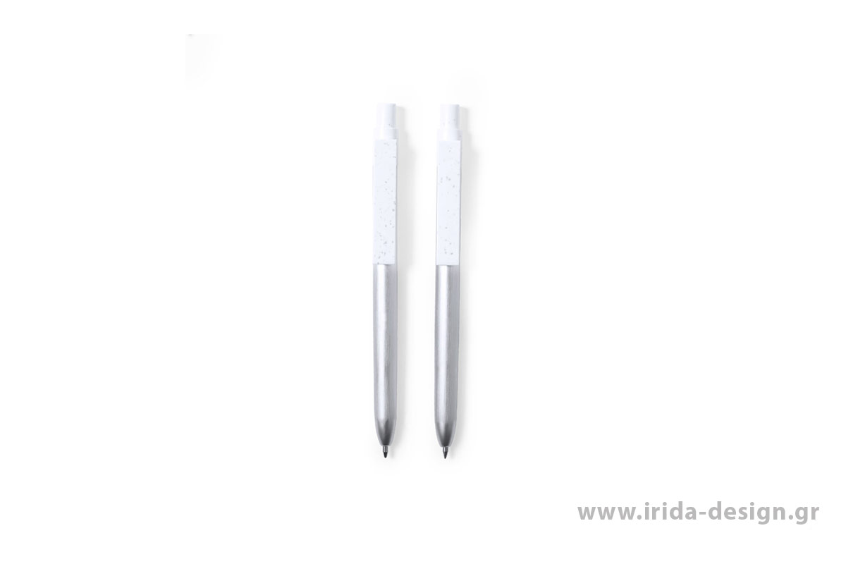 Σετ Γραφής με Στυλό Ball Pen και Roller από Ανακυκλωμένο Αλουμίνιο και RABS