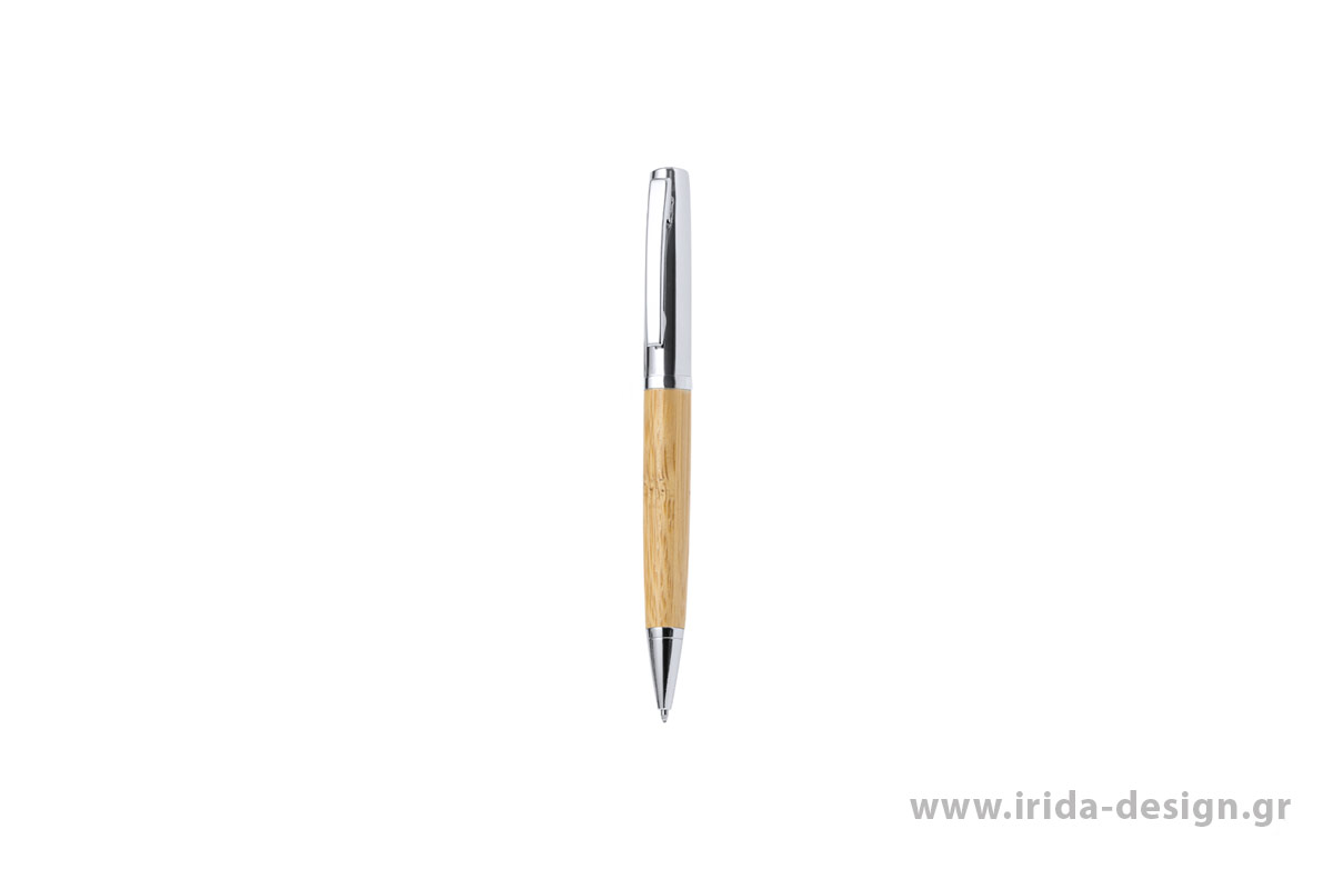Στυλό Ball Pen Μεταλλικό, Μπαμπού με Μηχανισμό Περιστροφής