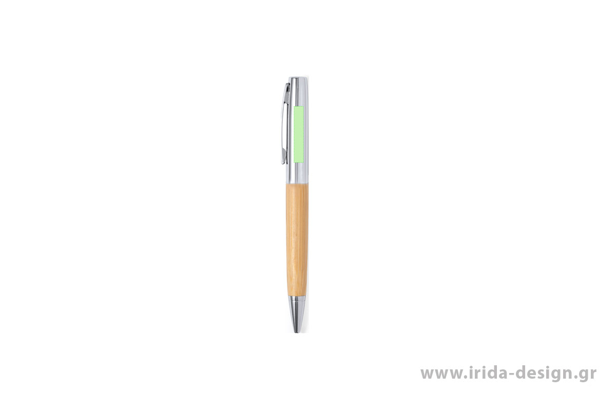 Στυλό Ball Pen Μεταλλικό, Μπαμπού με Μηχανισμό Περιστροφής