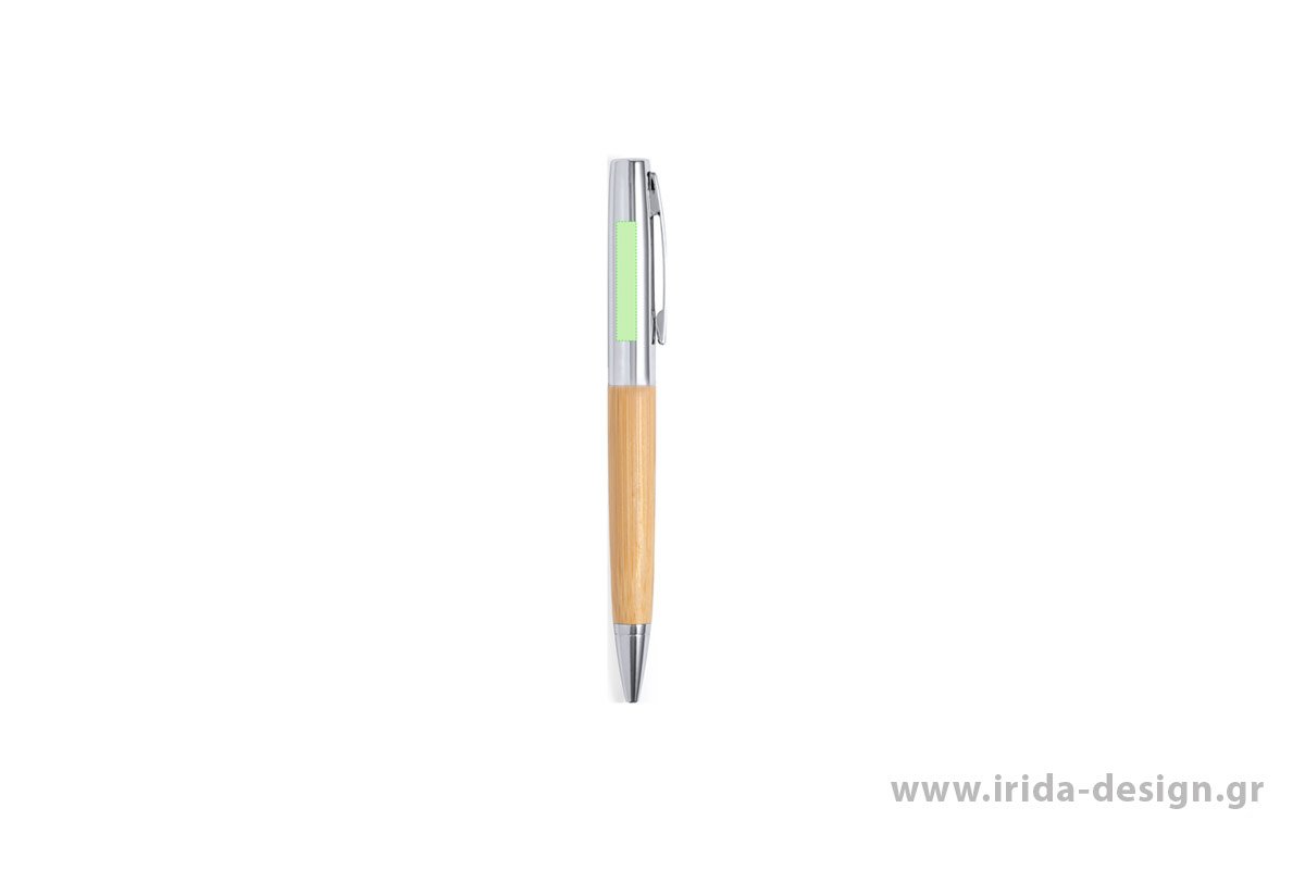 Στυλό Ball Pen Μεταλλικό, Μπαμπού με Μηχανισμό Περιστροφής