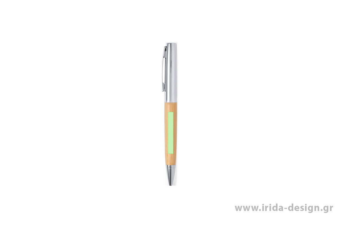 Στυλό Ball Pen Μεταλλικό, Μπαμπού με Μηχανισμό Περιστροφής