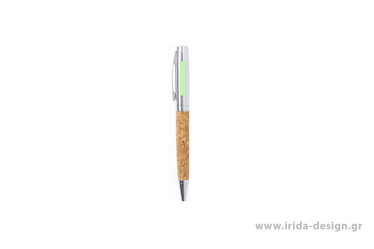 Στυλό Ball Pen από Φελλό και Μέταλλο με Μηχανισμό Περιστροφής