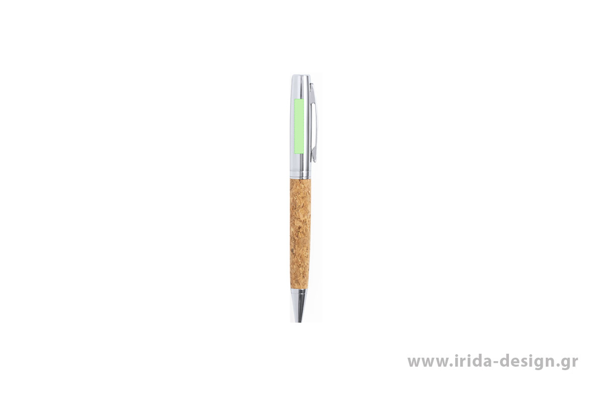 Στυλό Ball Pen από Φελλό και Μέταλλο με Μηχανισμό Περιστροφής
