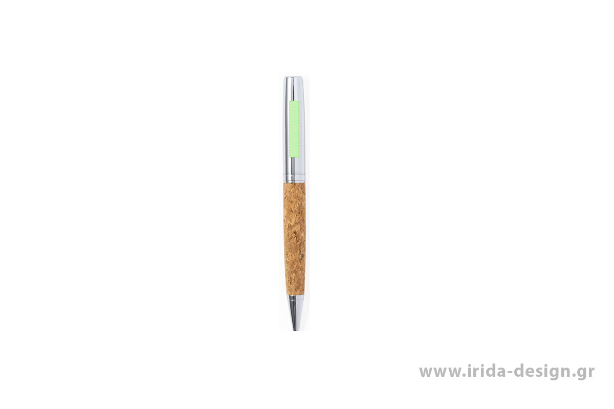 Στυλό Ball Pen από Φελλό και Μέταλλο με Μηχανισμό Περιστροφής