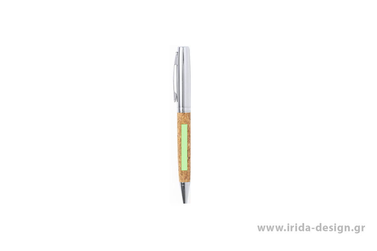 Στυλό Ball Pen από Φελλό και Μέταλλο με Μηχανισμό Περιστροφής