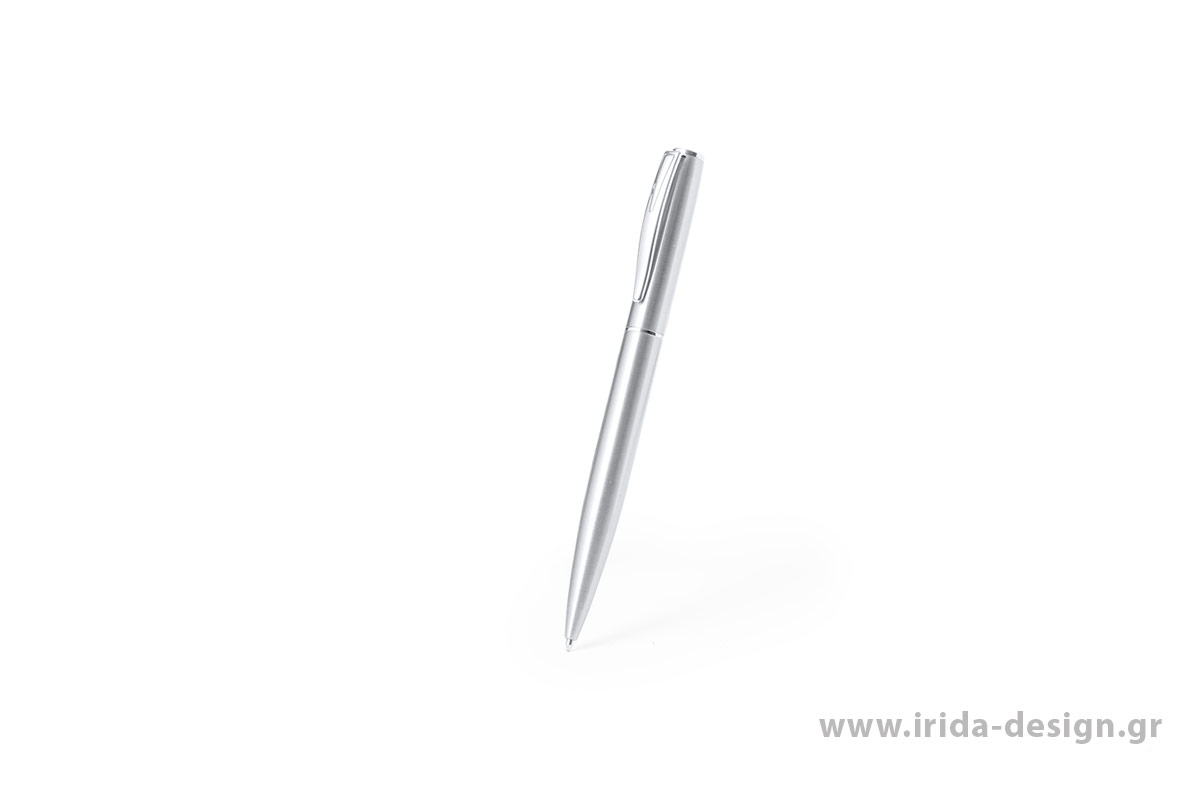 Σετ Στυλό Ball Pen και Roller από Ανακυκλωμένο Ατσάλι σε Θήκη Φελλού