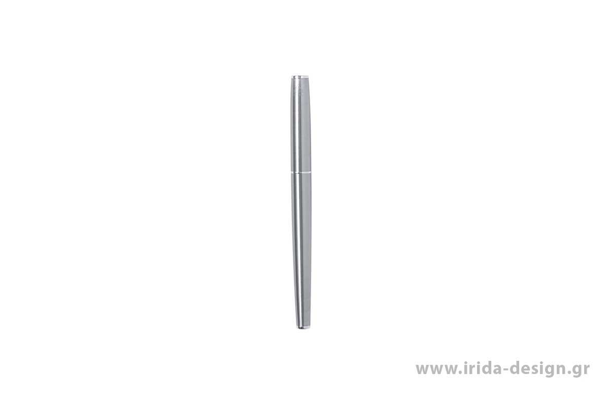 Σετ Στυλό Ball Pen και Roller από Ανακυκλωμένο Ατσάλι σε Θήκη Φελλού