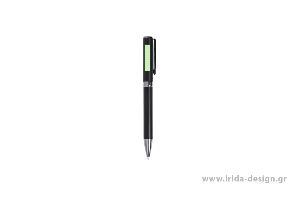 Σετ Στυλό Ball Pen και Roller σε Μαύρο Ματ Χρώμα και Θήκη