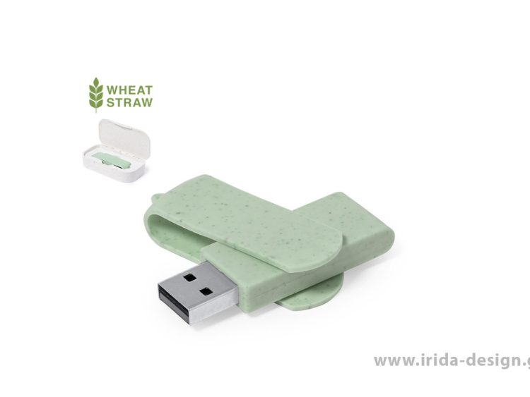 USB Flash 16GB από Άχυρο Σίτου & ABS