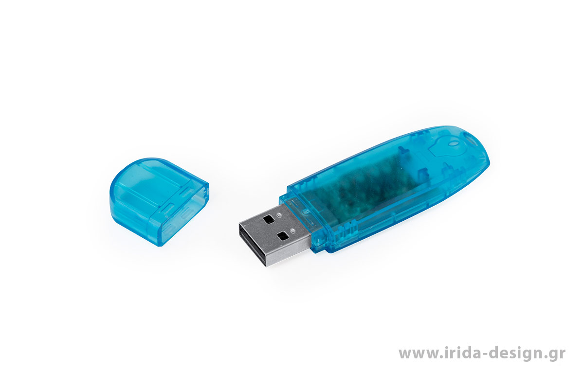 USB Stick 16GB από ABS Ημιδιαφανές σε Χρώματα