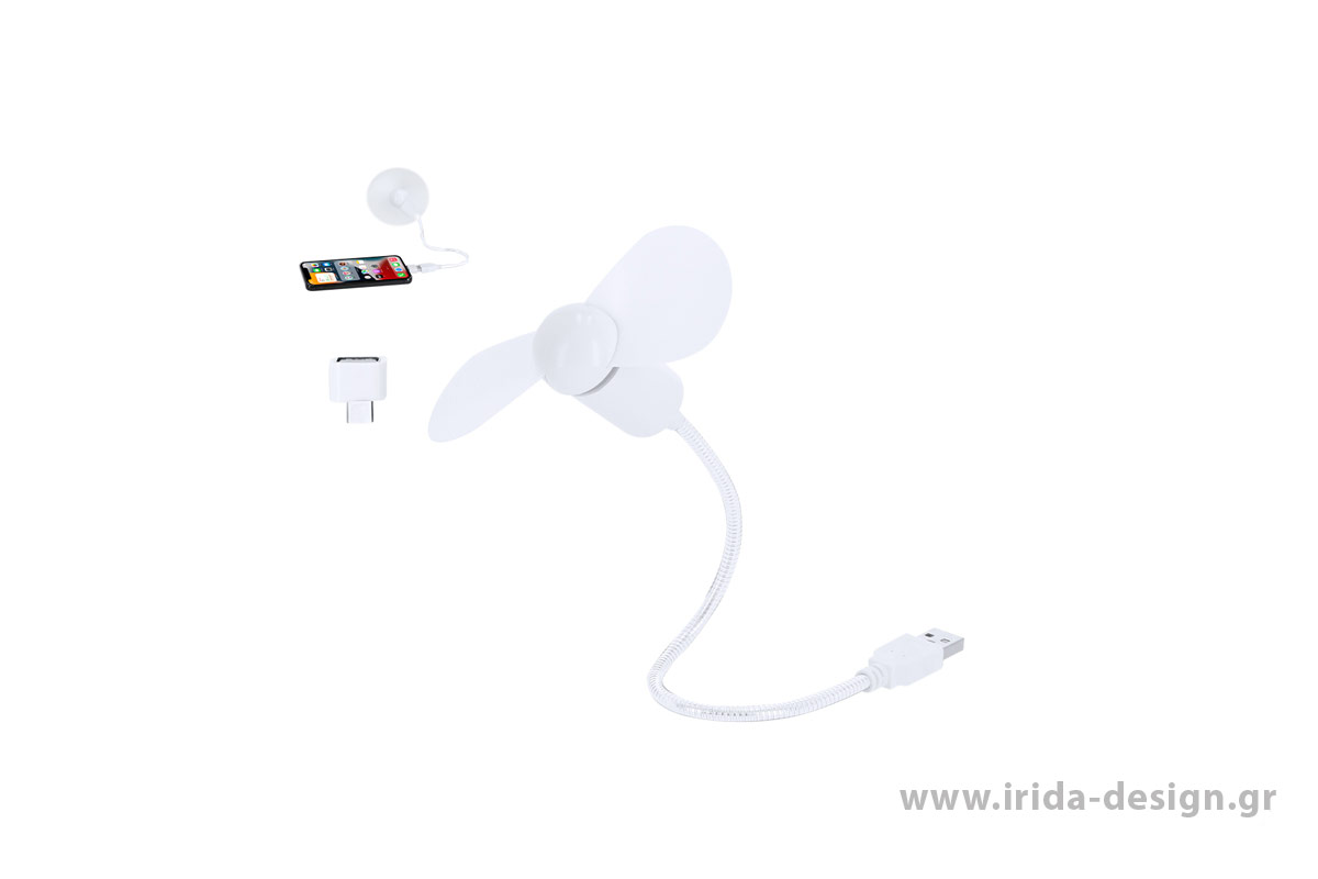 Ανεμιστηράκι USB/Type C για Κινητά & Λάπτοπ