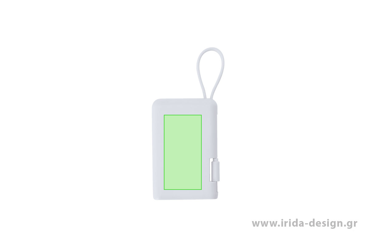Mini Power Bank 2.000 mAh USB-C με Ένδειξη Φόρτισης