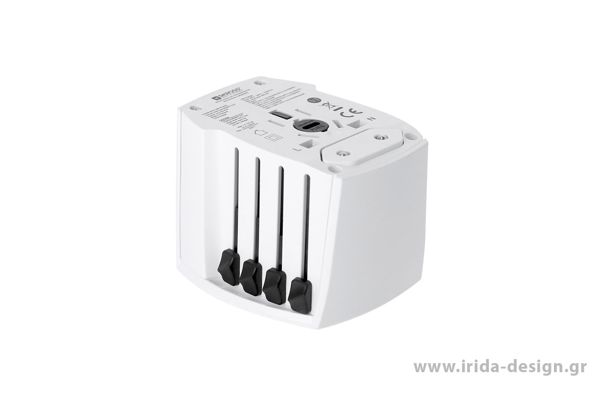 Παγκόσμιος Αντάπτορας Ταξιδίου SKROSS με USB & Type-C