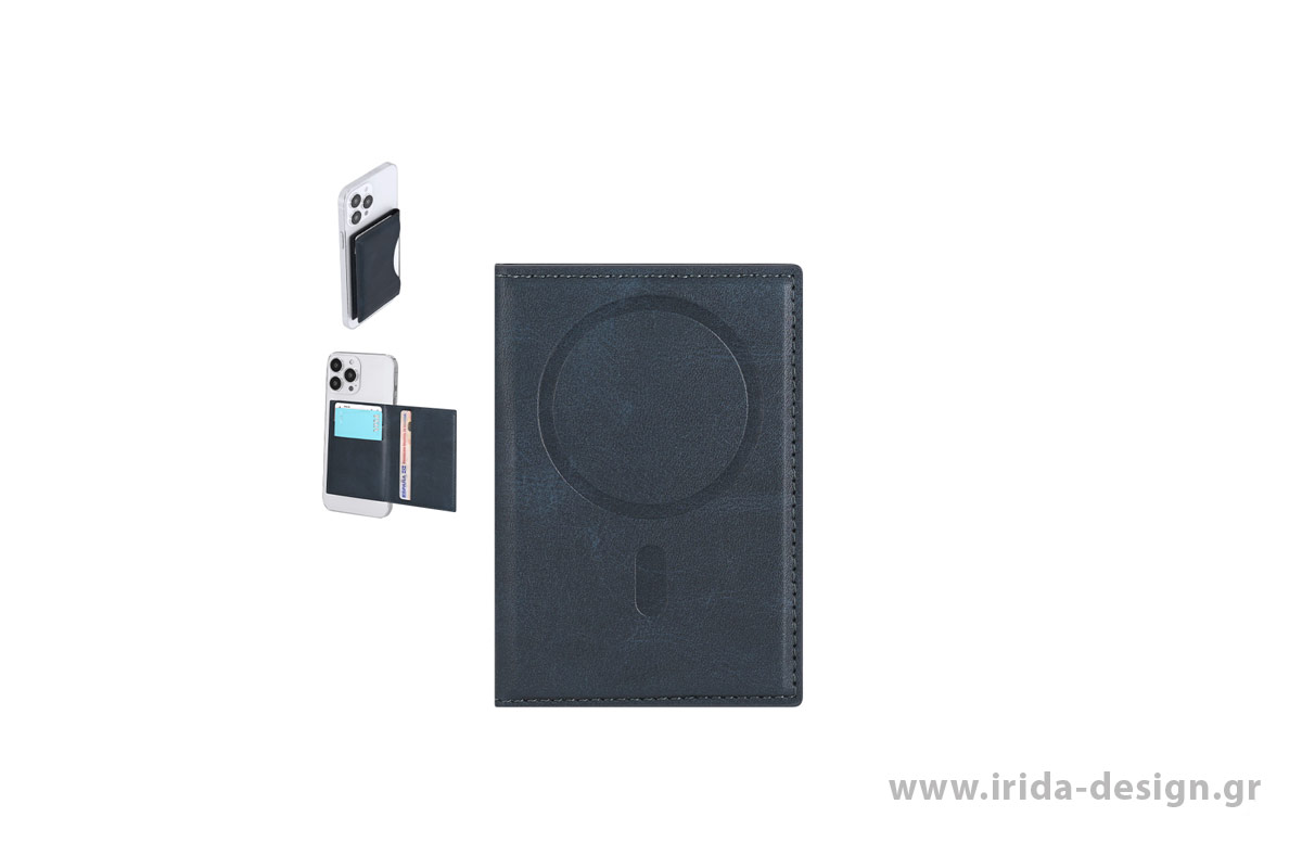 Μαγνητική Θήκη Καρτών 4 Θέσεων για Smartphone από PU