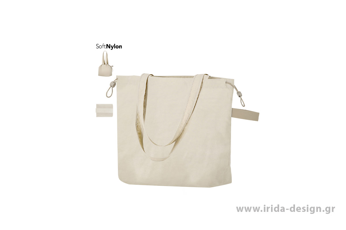 Τσάντα soft nylon με κορδόνι