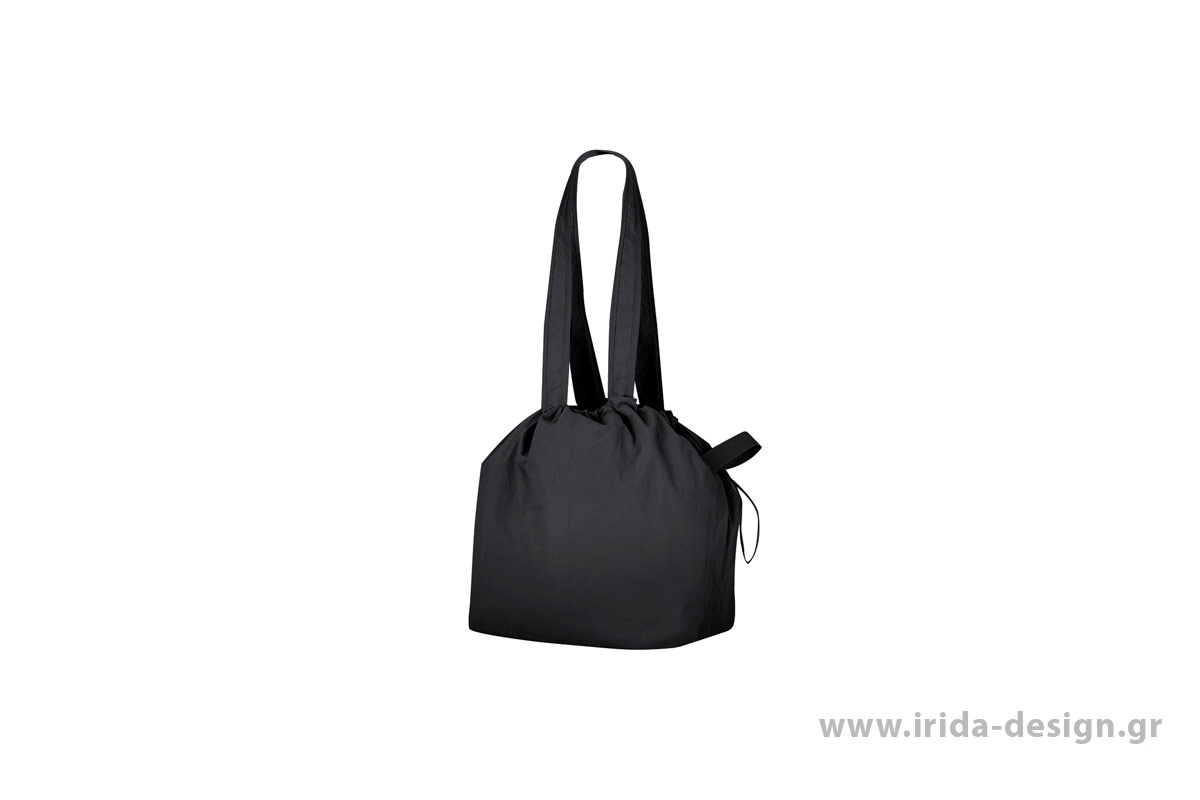Τσάντα από Soft Nylon με Κορδόνι Κλεισίματος, Εσωτερική Θήκη & Μακριά Χερούλια