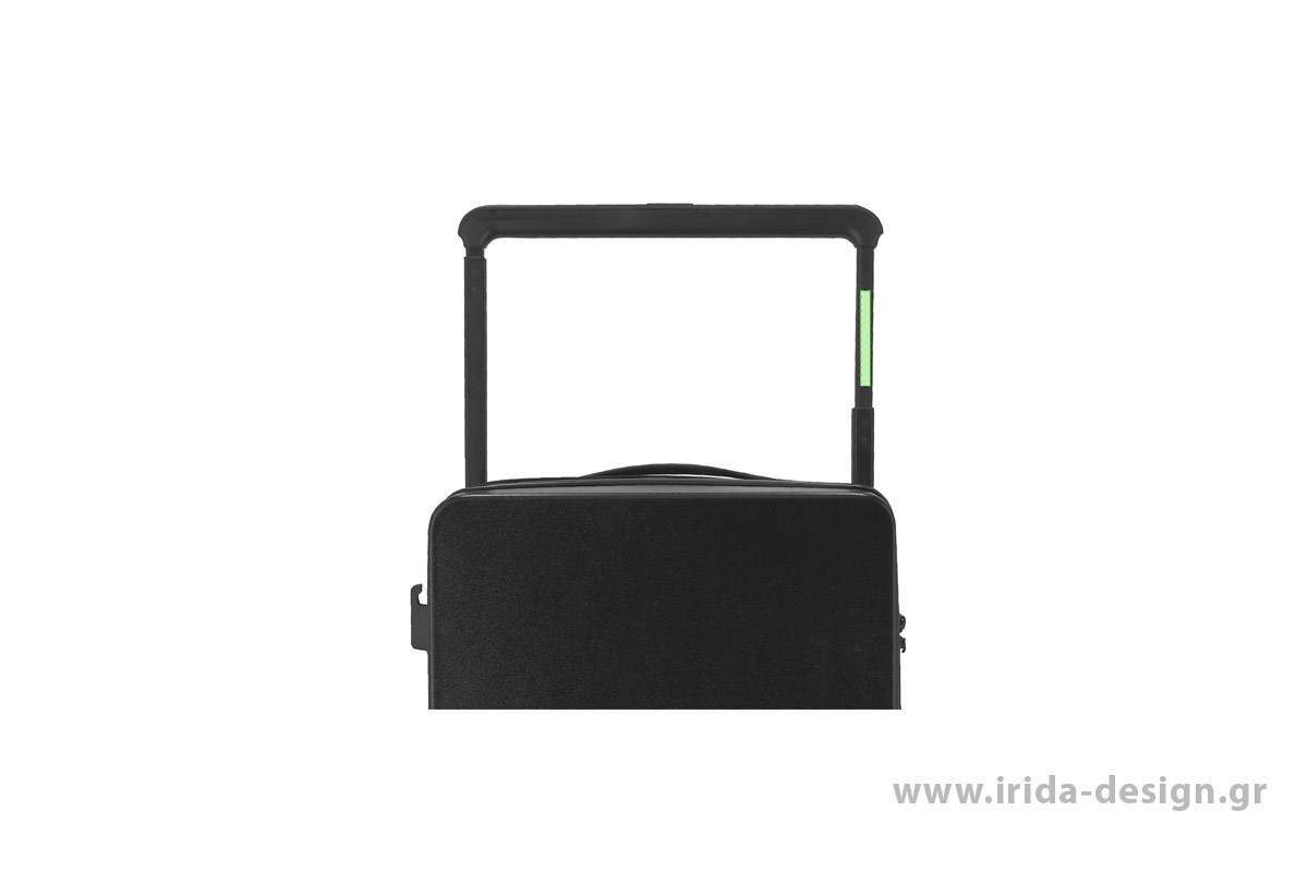 Βαλίτσα Trolley Άκαμπτη με 4 Ρόδες, Θήκη Tablet, Πτυσσόμενη Βάση Ποτηριού