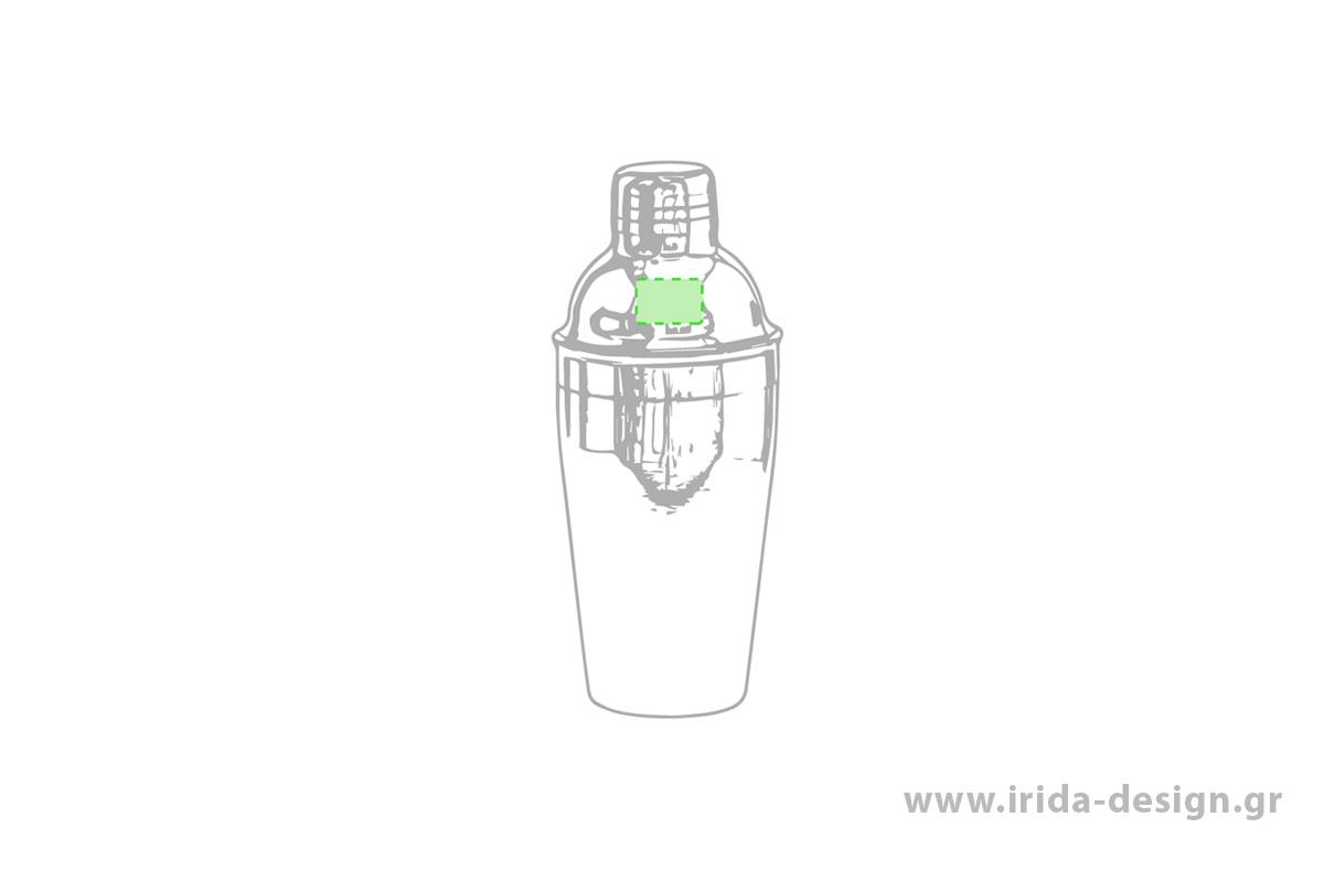 Σετ Cocktail από Ανοξείδωτο Ατσάλι με Shaker 550ml και 3 Αξεσουάρ