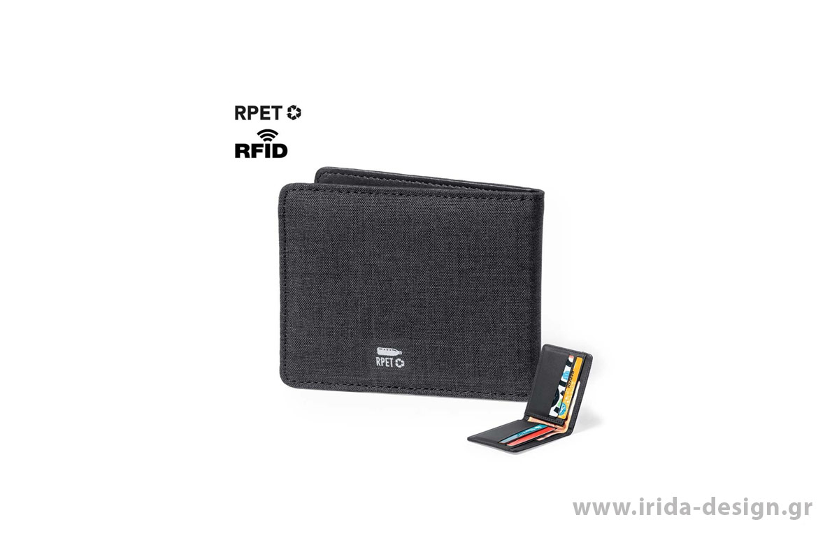 πορτοφόλι θήκη καρτών RFID από RPET