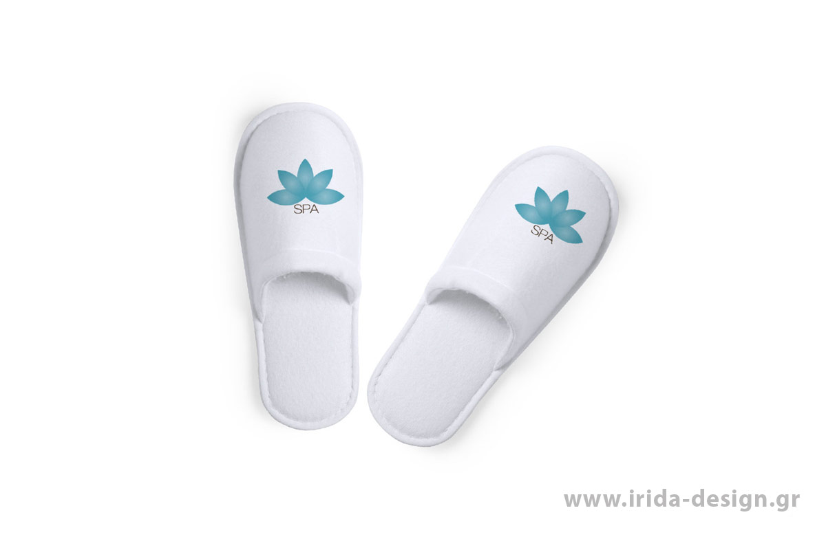 Παντόφλες Ξενοδοχείου Unisex Λευκές Non-woven 36-43