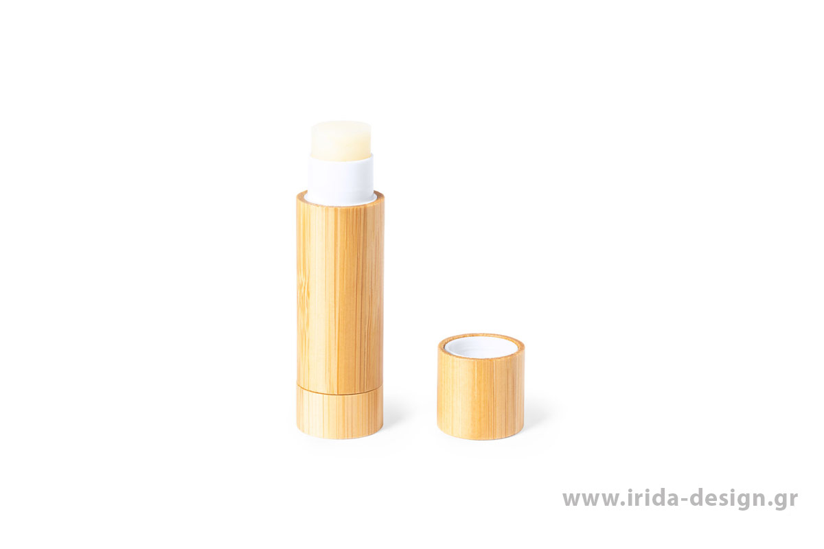 Lip Balm Βανίλια με SPF15 σε Θήκη από Μπαμπού