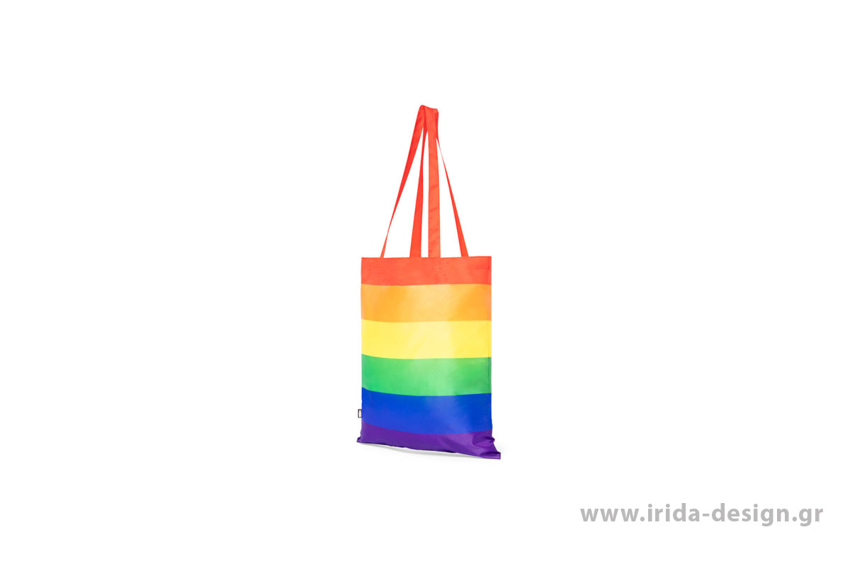 Τσάντα Ώμου Rainbow RPET με Μακριά Χερούλια