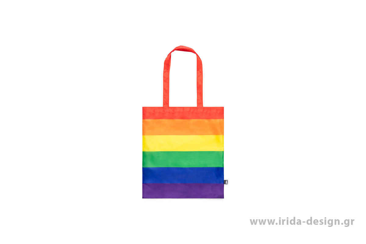 Τσάντα Ώμου Rainbow RPET με Μακριά Χερούλια