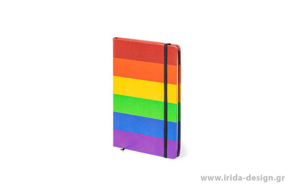 Σημειωματάριο Rainbow με 100 Λευκά Φύλλα