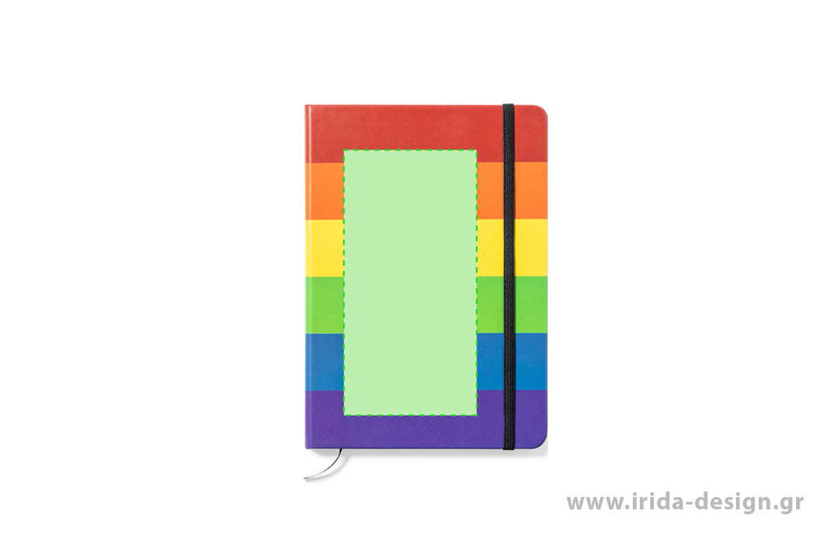 Σημειωματάριο Rainbow με 100 Λευκά Φύλλα